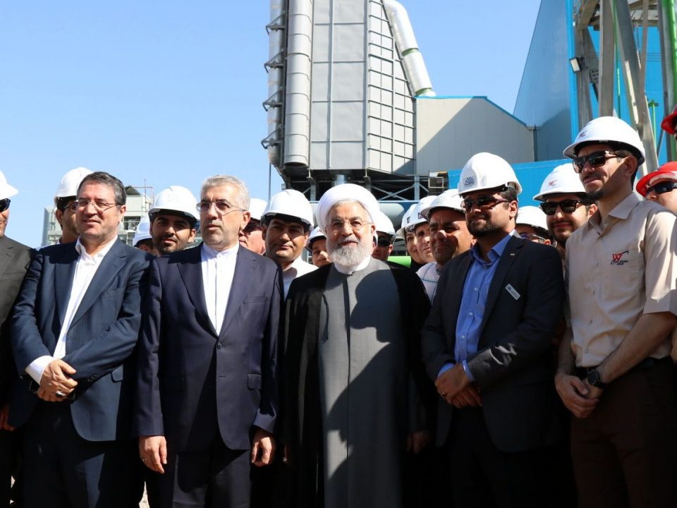 افتتاح واحد گاز توسط جناب دکتر روحانی