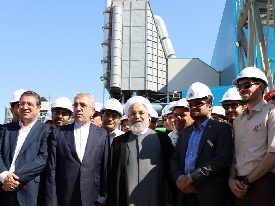 افتتاح واحد گاز توسط جناب دکتر روحانی